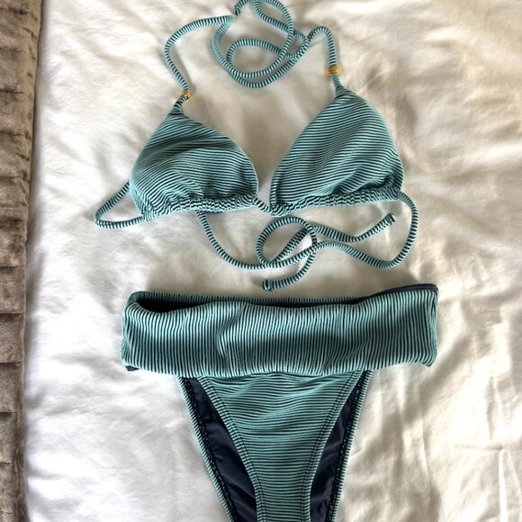 PK Swim Vita Triangle High Waist Bikini Anthropologie - Picture 4 of 4